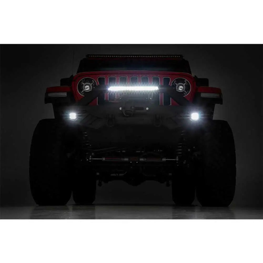 Front Steel Bumper - Rough Country Trail For Jeep Wrangler Jk 2d 07-18 - 6