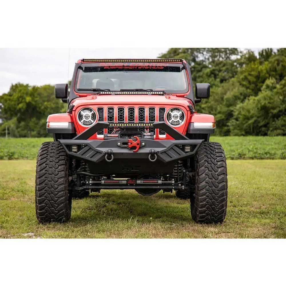 Front Steel Bumper - Rough Country Trail For Jeep Wrangler Jk 2d 07-18 - 9