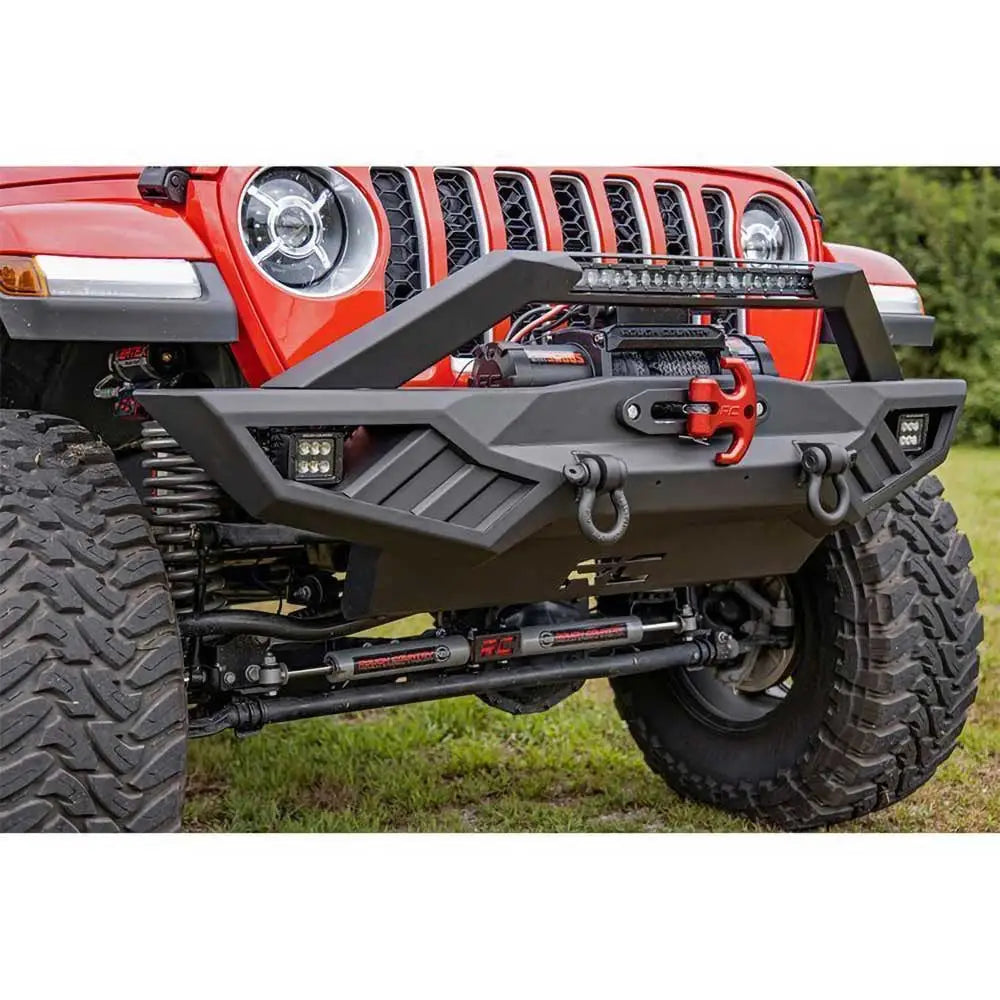 Front Steel Bumper - Rough Country Trail For Jeep Wrangler Jk 2d 07-18 - 7