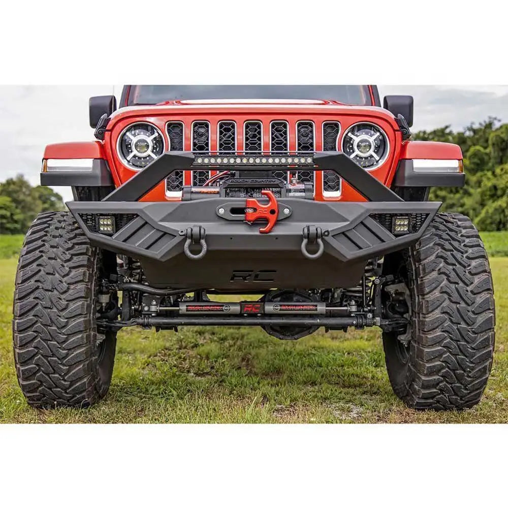 Front Steel Bumper - Rough Country Trail For Jeep Wrangler Jk 2d 07-18 - 8