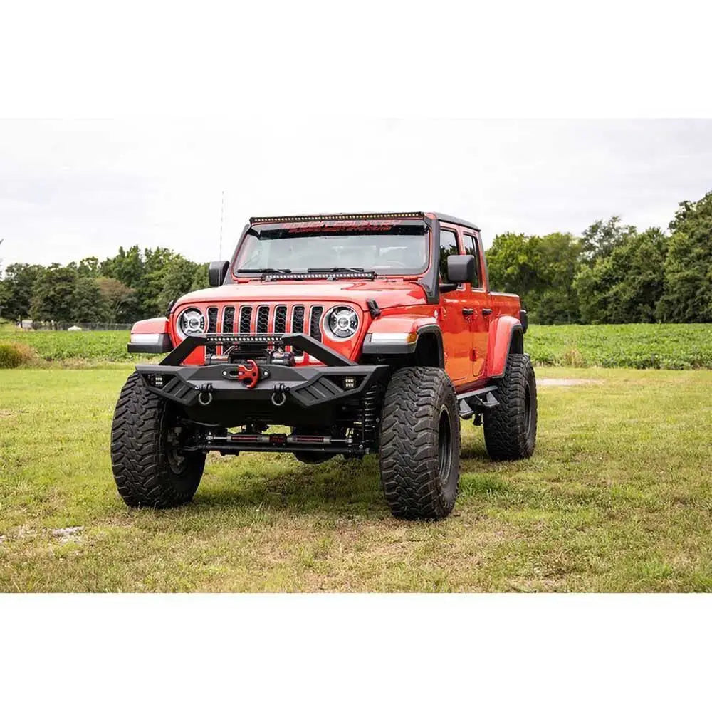 Front Steel Bumper - Rough Country Trail For Jeep Wrangler Jk 2d 07-18 - 11