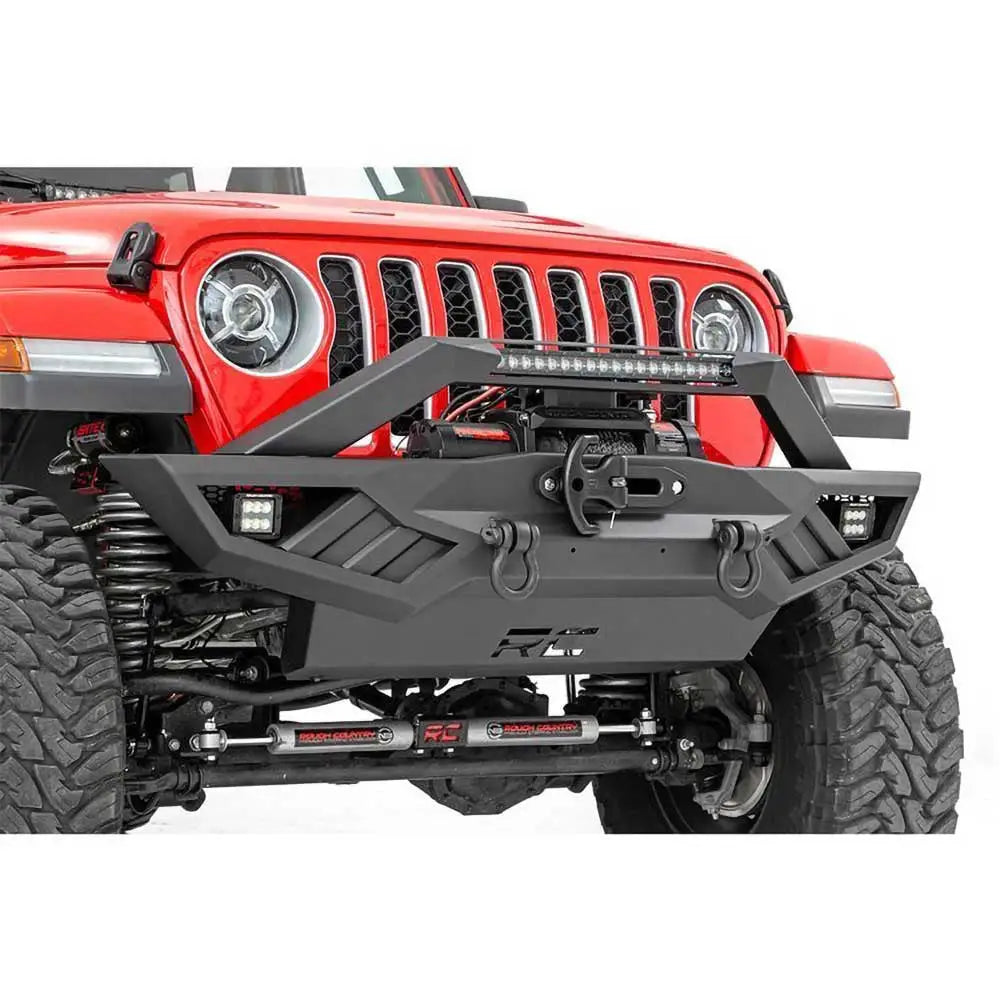 Front Steel Bumper - Rough Country Trail For Jeep Wrangler Jk 2d 07-18 - 4