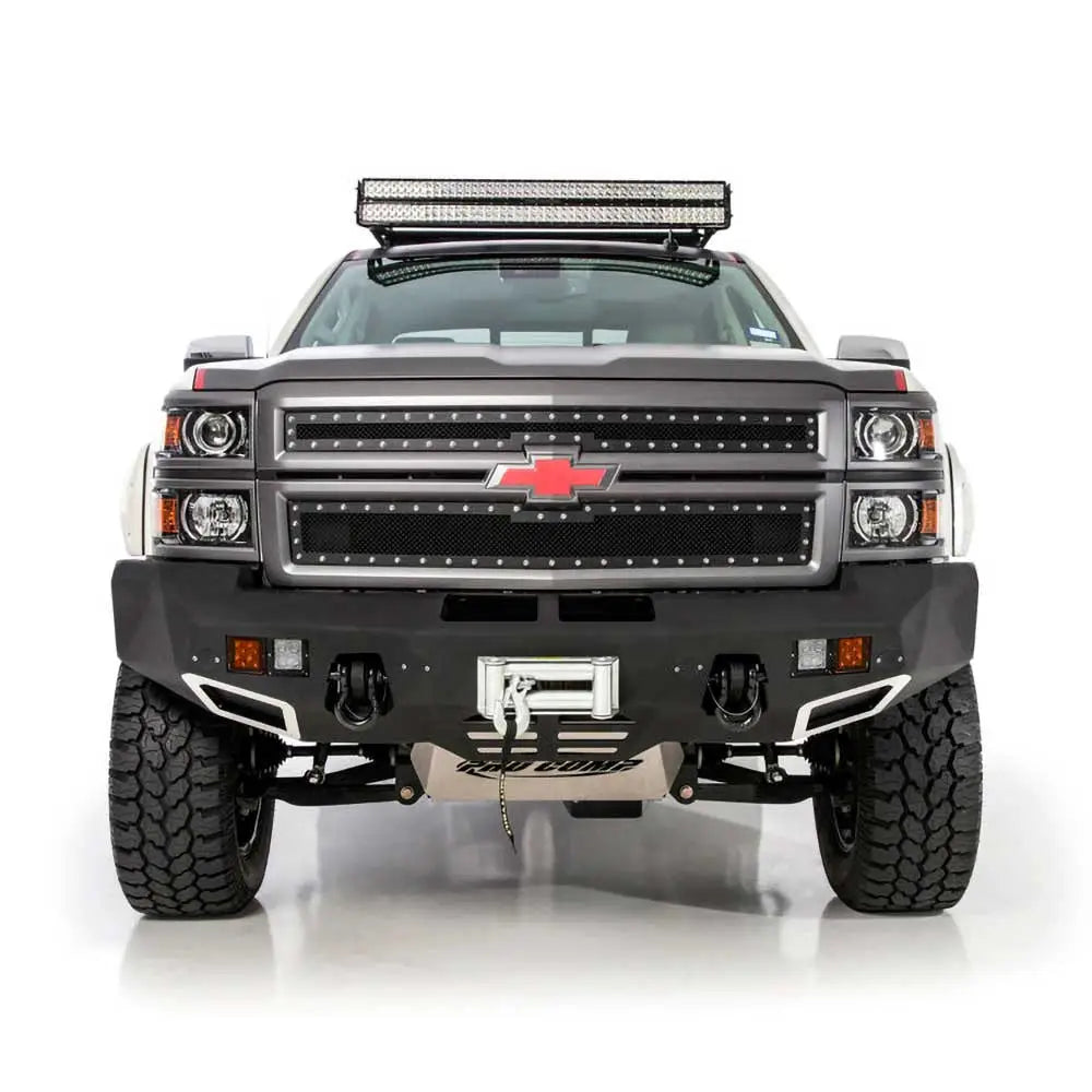 Front Steel Bumper Smittybilt M-1 - Chevrolet Silverado 1500 14-16 - 5