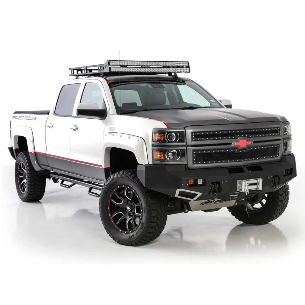 Front Steel Bumper Smittybilt M-1 - Chevrolet Silverado 1500 14-16 - 6