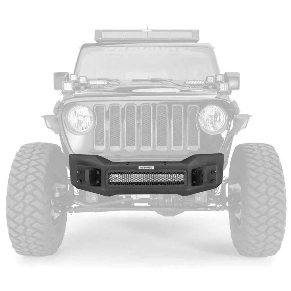 Front Stubby Bumper Go Rhino Rockline - Jeep Wrangler Jl 2 d 18- - 2