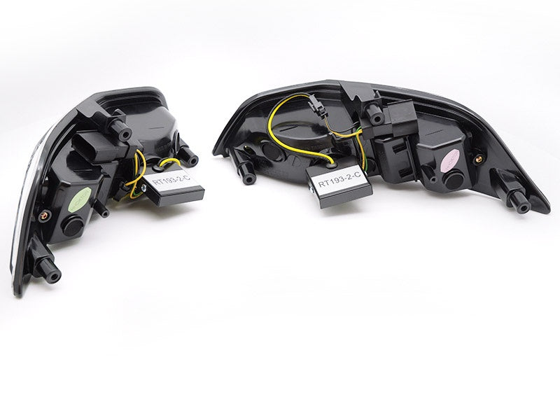 Komplett sett frontblinklys krom LED for Ford Mustang 2015–2017 KPFO04