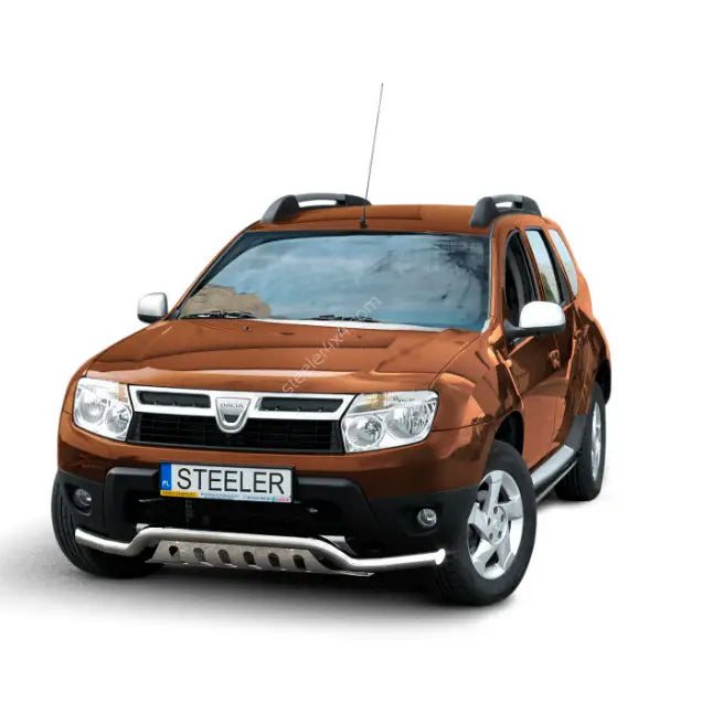 Frontbøyle Dacia Duster 10-14 Ec Godkjent Lav Med Plate - 1