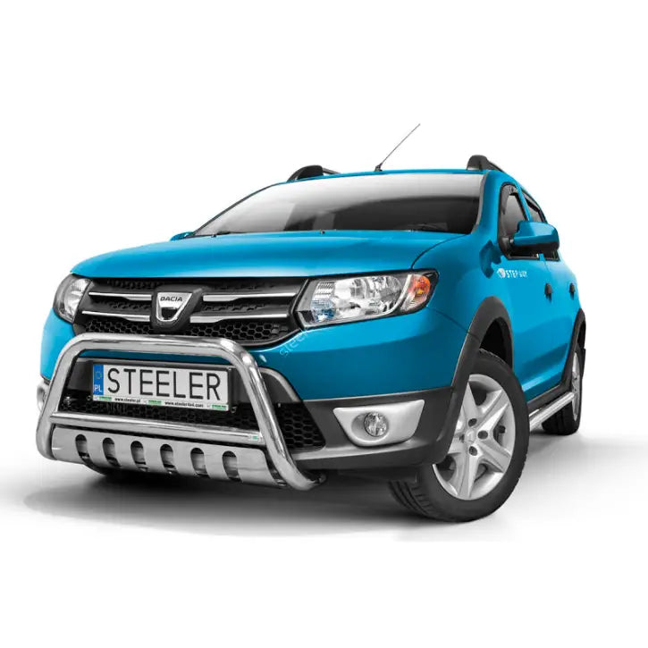 Frontbøyle Dacia Sandero Stepway 12-16 Ec Godkjent Med Plate - 1