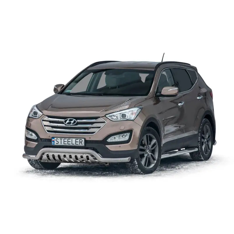 Frontbøyle Hyundai Santa Fe 12-18 Ec Godkjent Lav med Plate