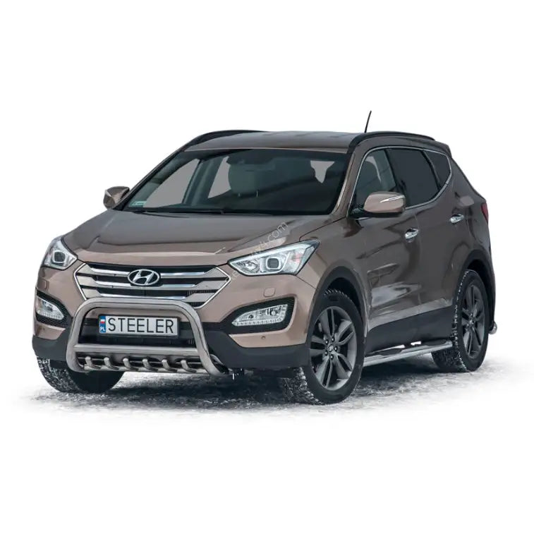 Frontbøyle Hyundai Santa Fe 12-18 Ec Godkjent Med Grill - 1