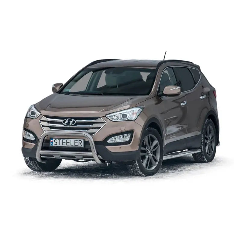 Frontbøyle Hyundai Santa Fe 12-18 Ec Godkjent Med Tverrør - 1