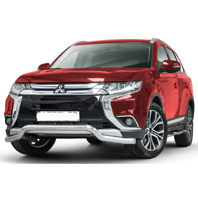 Frontbøyle Mitsubishi Outlander 15-18 Ec Godkjent Lav - Polert Stål 1