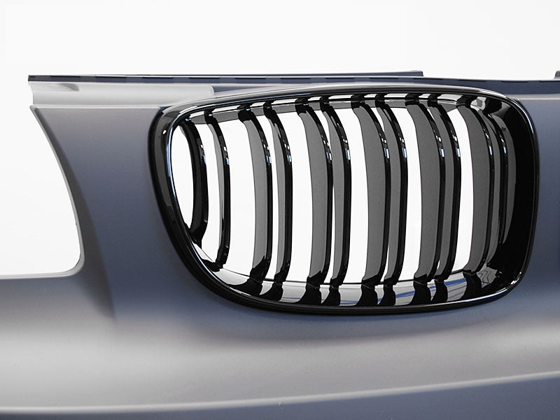 BMW E87 E81 frontfanger Sport Coupe Style komplett sett ovenfra