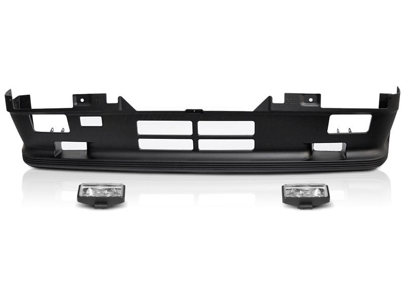BMW E30 frontfanger sport style nærbilde av tåkelysinnsats
