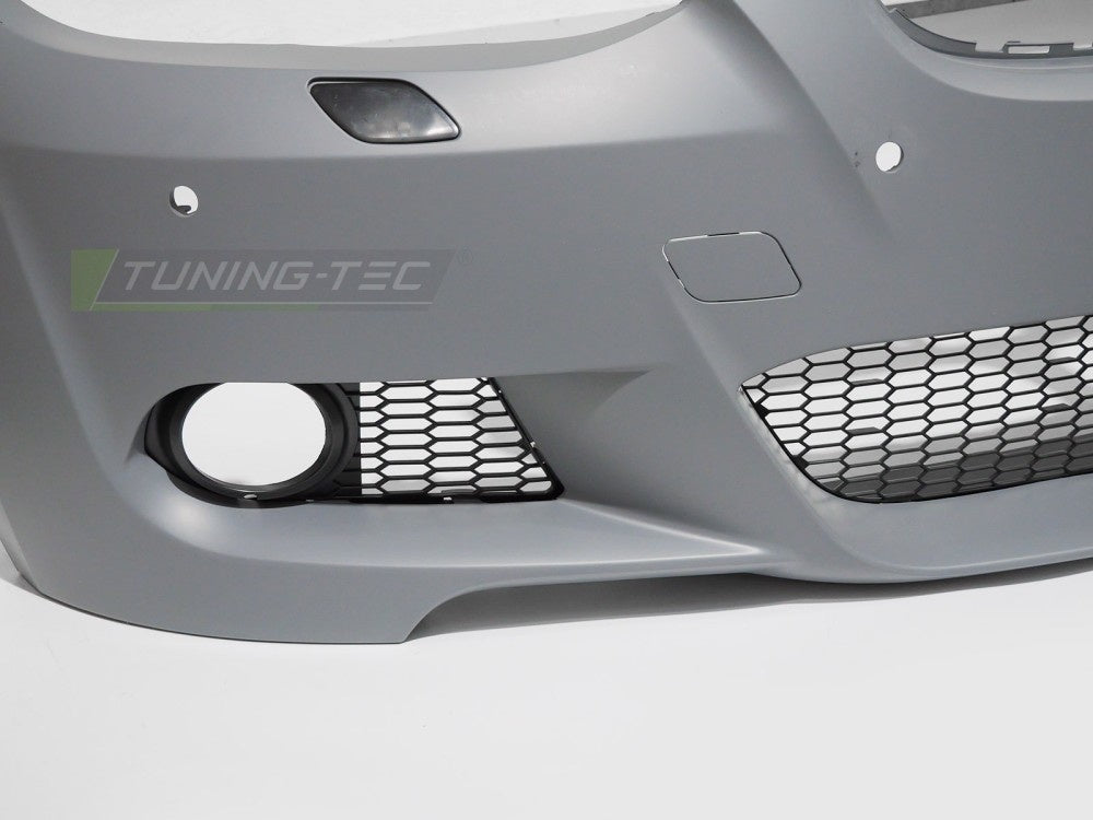 Nærbilde av sport frontfanger med PDC-åpninger for BMW E92 E93