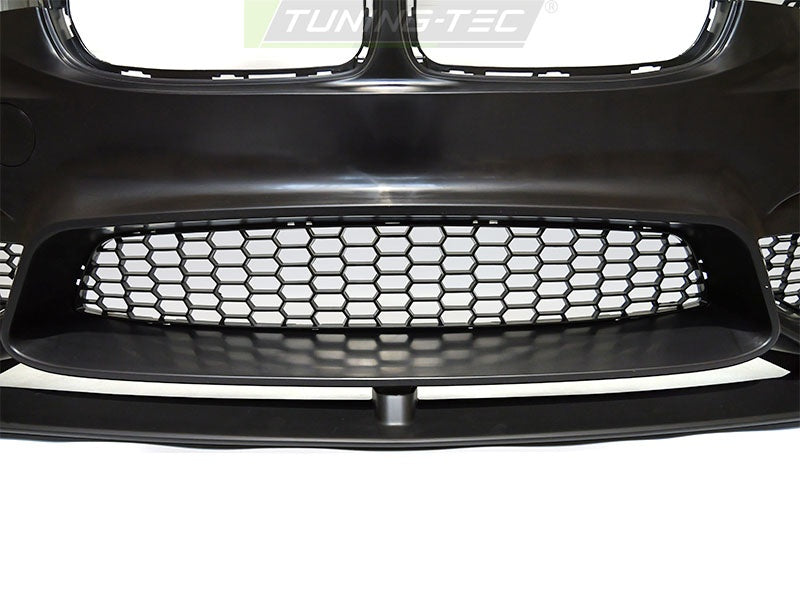 Detaljbilde av spoilerleppe på sport frontfanger BMW 3-Serie F30 F31 ZPBMB4