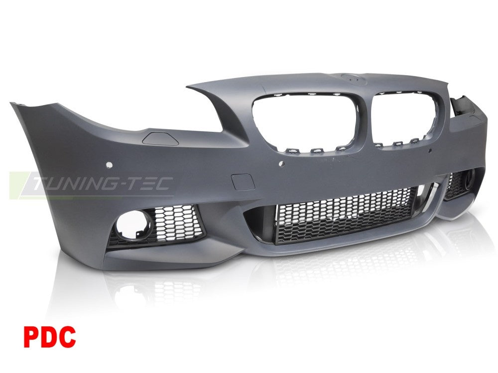 Sport-frontfanger BMW 5-Serie F10 2010–2013 med PDC-utskjæringer sett forfra