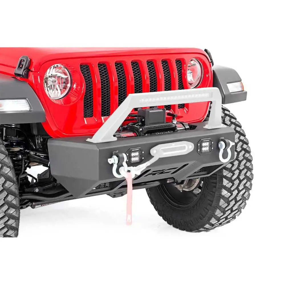 Frontfanger Med Led-belysning Rough Country - Jeep Wrangler Jl 2 d 18- - 2