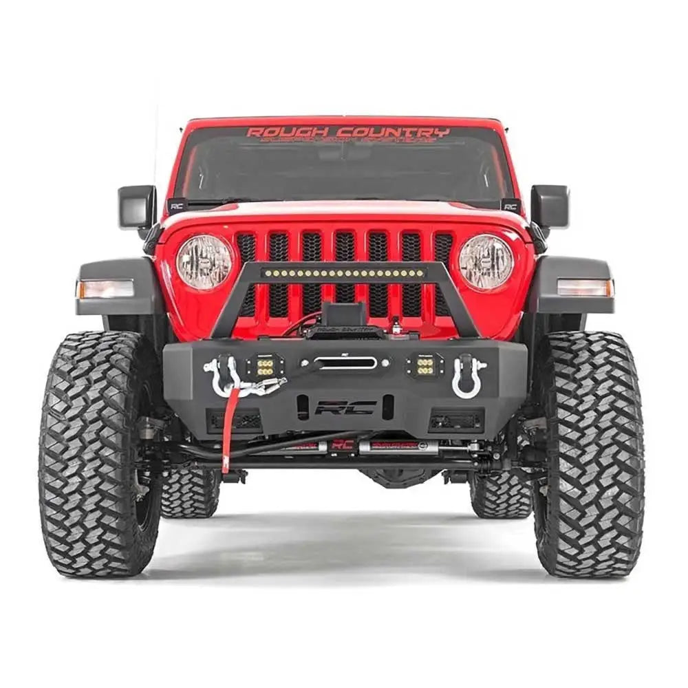 Frontfanger Med Led-belysning Rough Country - Jeep Wrangler Jl 2 d 18- - 6