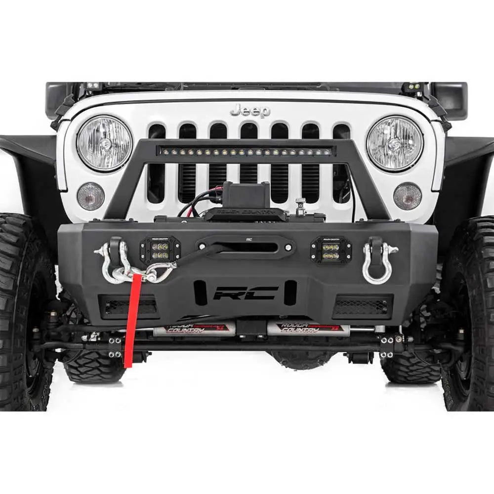 Frontfanger Med Led-belysning Rough Country - Jeep Wrangler Jl 2 d 18- - 7