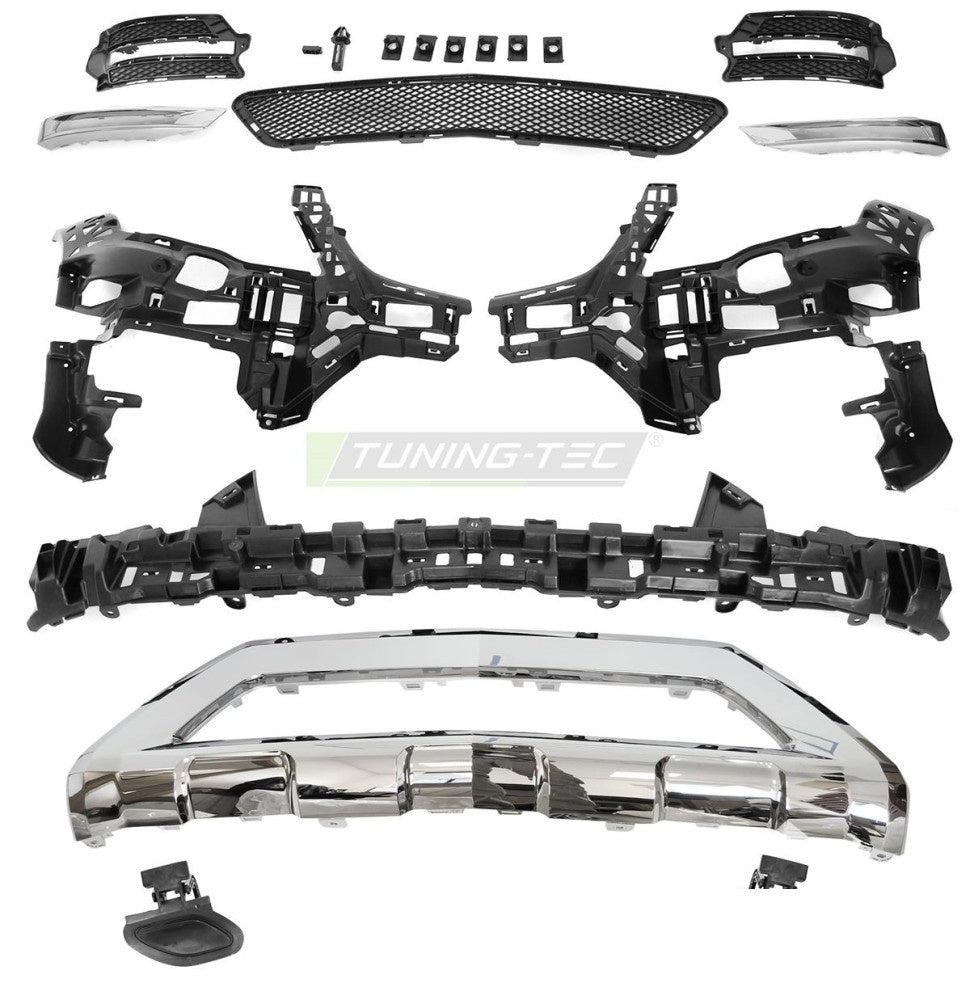 Frontfanger Mercedes-Benz GLK X204 2013–2015 komplett sett bakside festepunkter