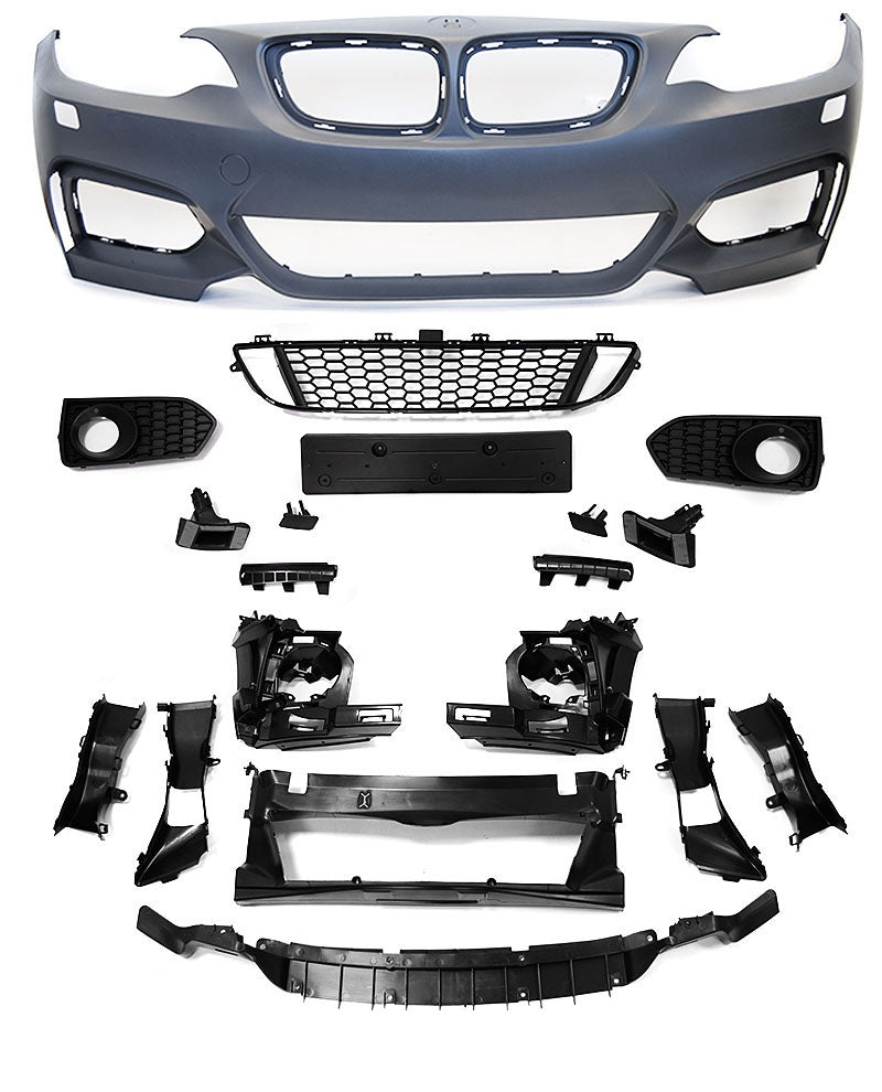 Frontfanger Sport BMW 2-Serie F22/F23 (2013–2017) tåkelysåpning detalj