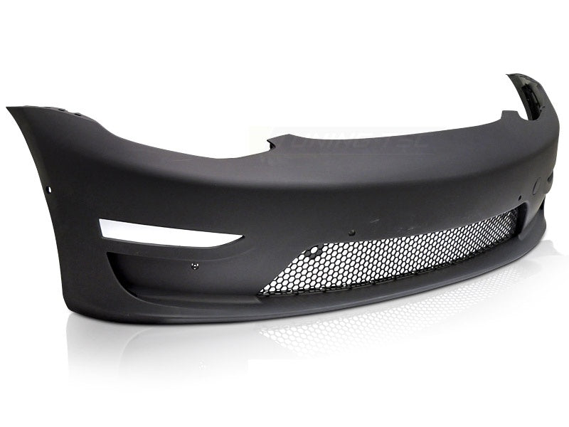 Sport-frontfanger Tesla Model 3 detaljbilde av redesignet design og skarpe linjer