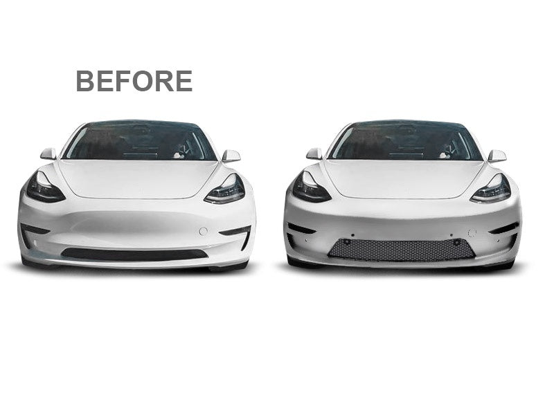 Tesla Model 3 frontfanger Sport Style ZPTE01 visning fra siden
