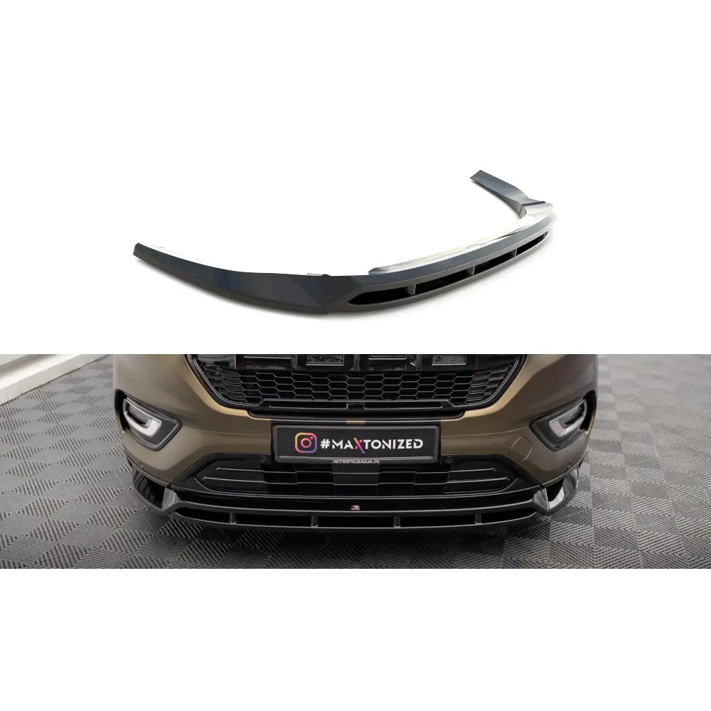 Frontleppe til Ford Tourneo Custom Mk1 Facelift med sorte luftåpninger og sølvdetalj, montert på bilfront.