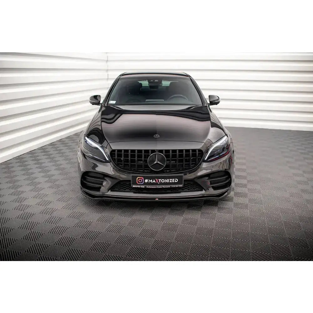 Frontleppe Mercedes C-klasse W205 18-21 Amg Line / C43 Amg Sedan / Coupe W205 / C205 Facelift - V.1 - 2