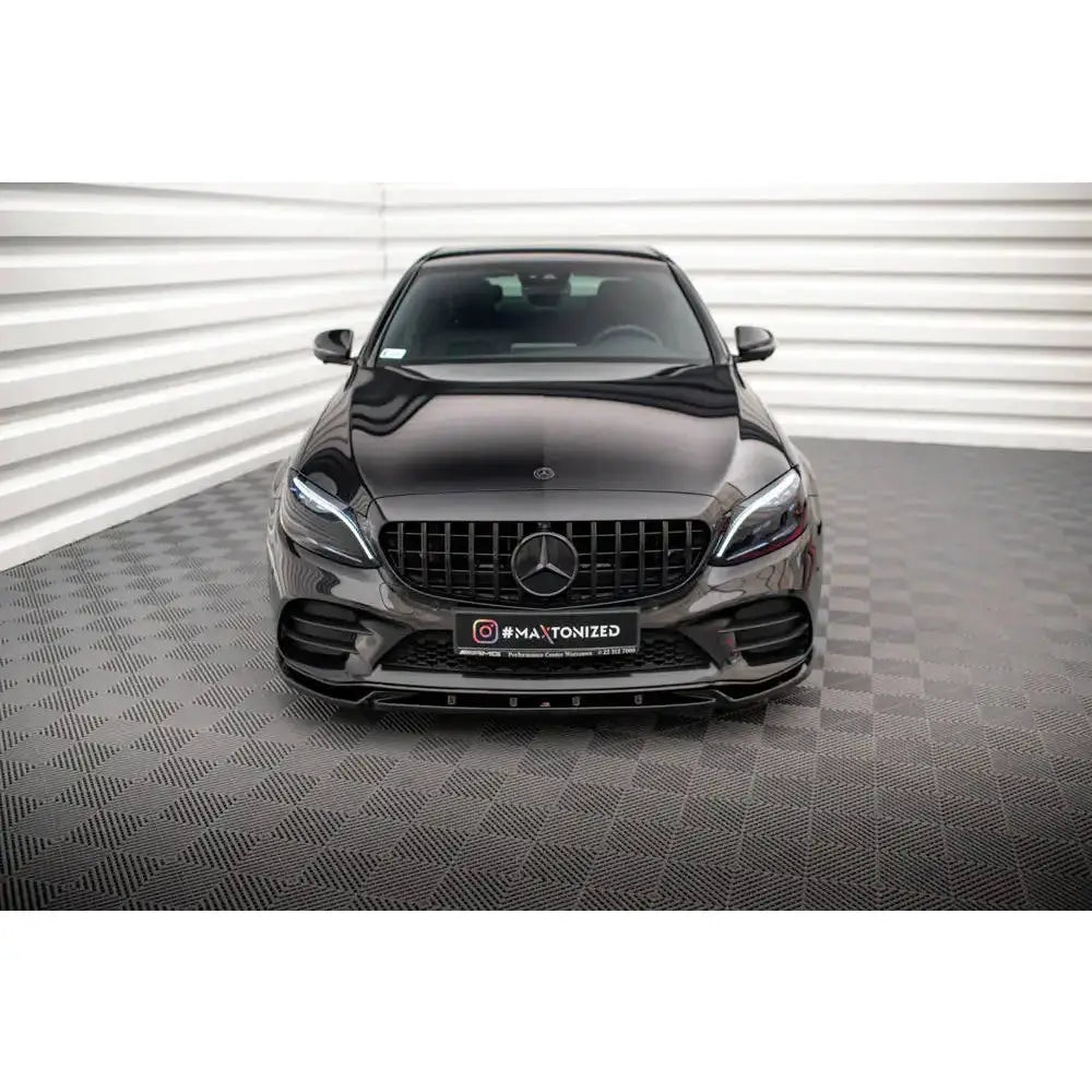 Frontleppe Mercedes C-klasse W205 18-21 Amg Line / C43 Amg Sedan / Coupe W205 / C205 Facelift - V.2 - 2