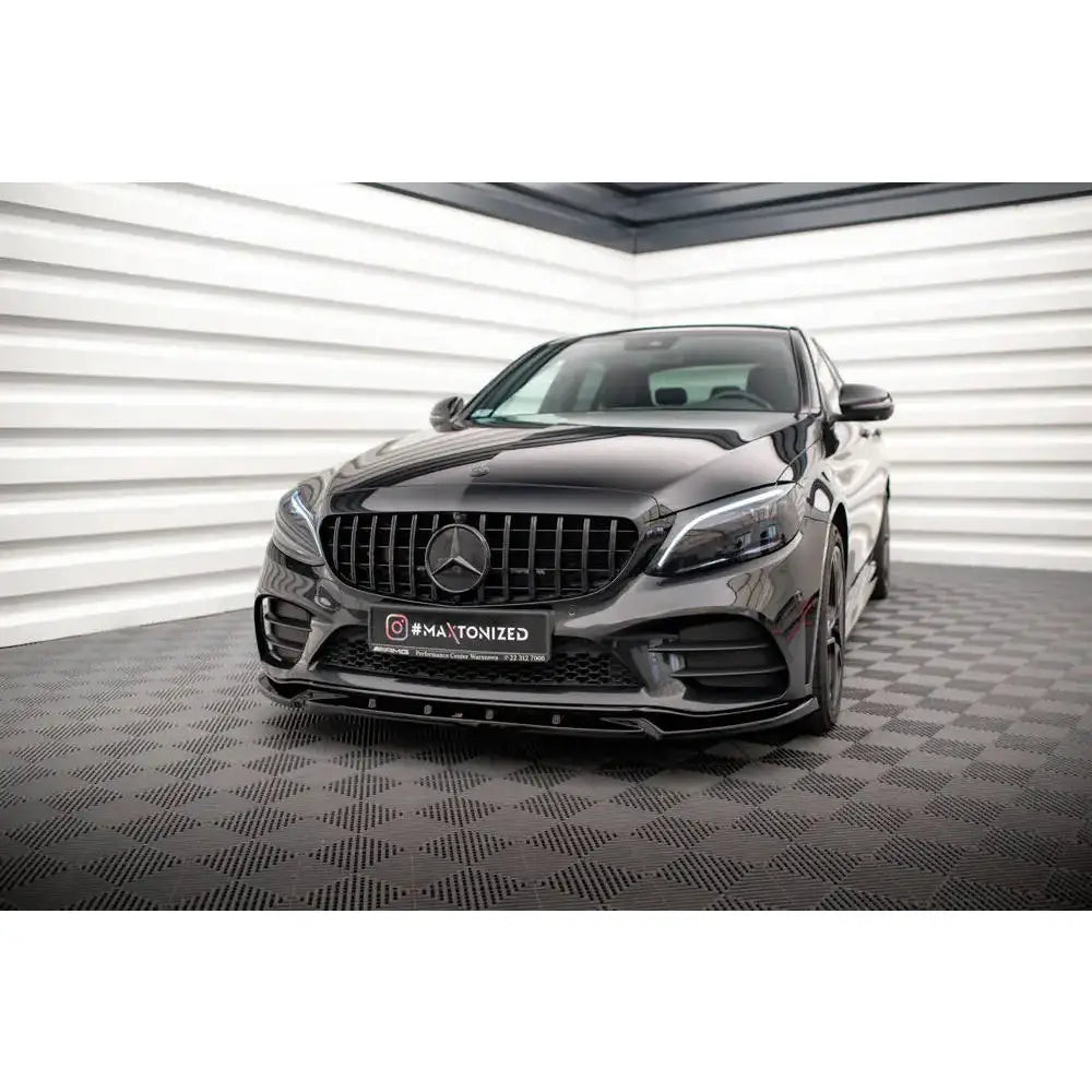 Frontleppe Mercedes C-klasse W205 18-21 Amg Line / C43 Amg Sedan / Coupe W205 / C205 Facelift - V.2 - 4