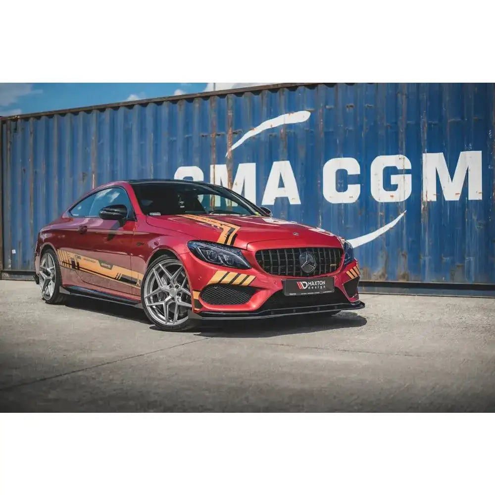 Frontleppe Racing + Flaps Mercedes - Amg C43 Coupe C205 16- - 3