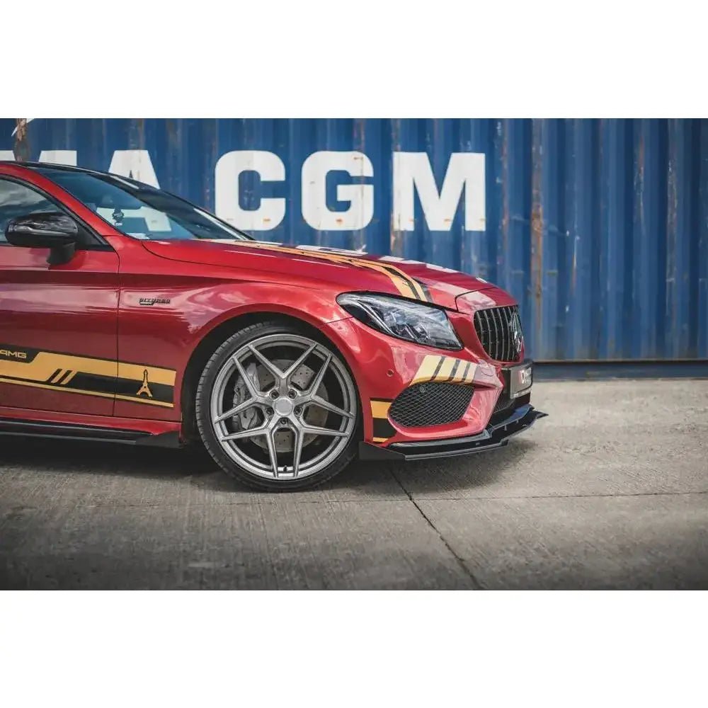 Frontleppe Racing + Flaps Mercedes - Amg C43 Coupe C205 16- - 4