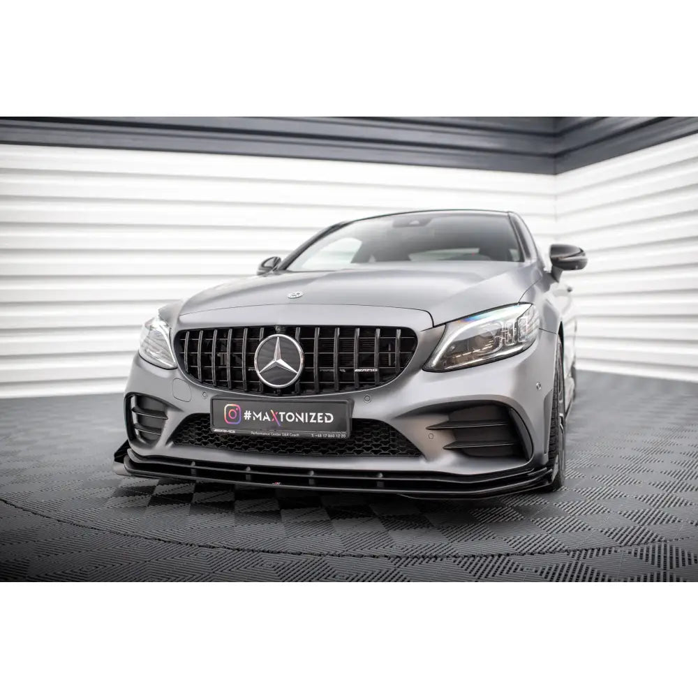 Frontleppe Street Pro + Flaps Mercedes-amg C43 Coupe C205 Facelift - 2