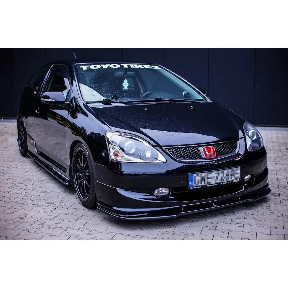 Frontleppe V.1 Honda Civic Ep3 (mk7) Type-r/s Facelift - 4