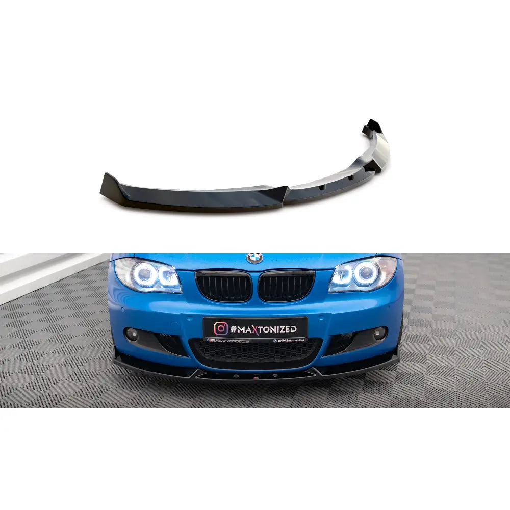 Frontleppe V2 Bmw 1 M-pack E87 Facelift - 1