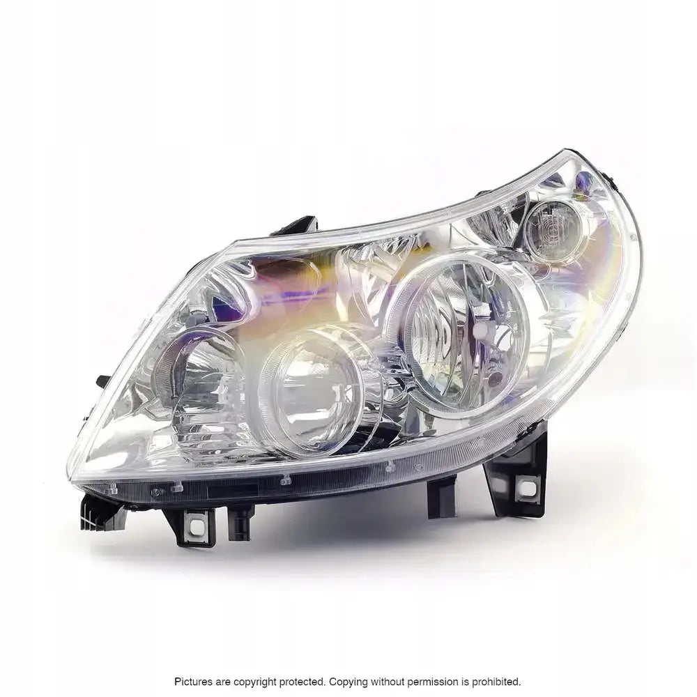 Frontlykt Fiat Ducato 06-14 Chrome H7 / H1 W5w / Py21w Venstre - 1