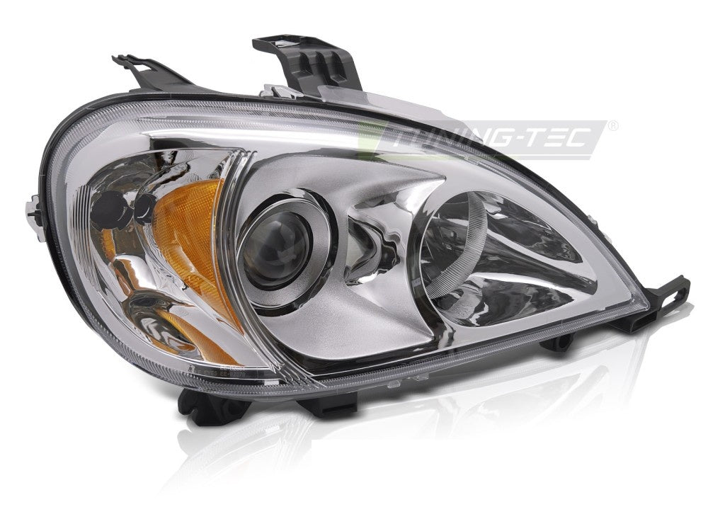 Krom frontlykt passasjerside Mercedes M-Klasse W163 facelift FME13R