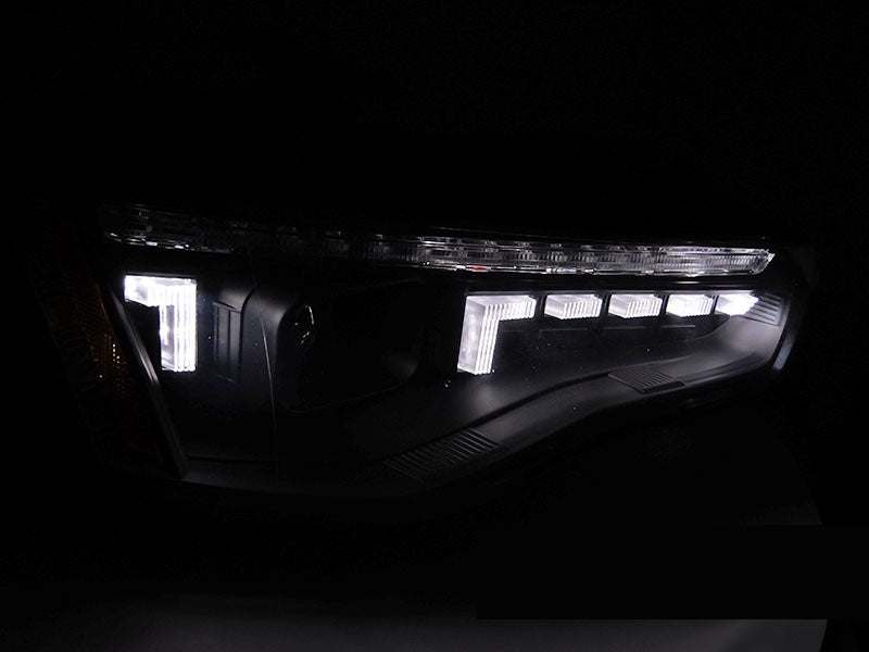Komplett sett frontlykter Audi A5 8T LED sekvensiell svart LPAUG4