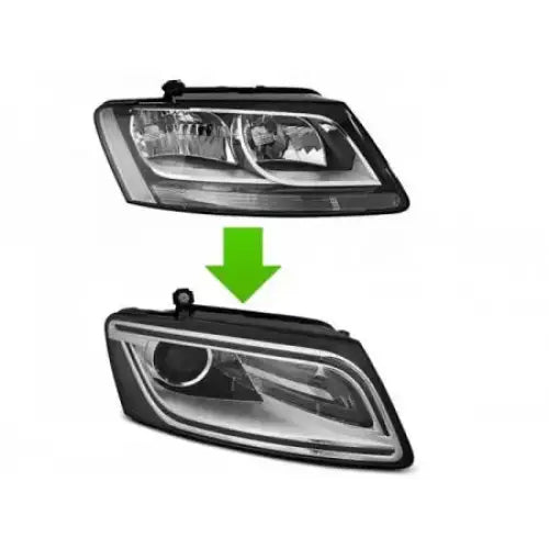 Frontlykter Audi Q5 08.12-17 Chrome Led Drl - 5