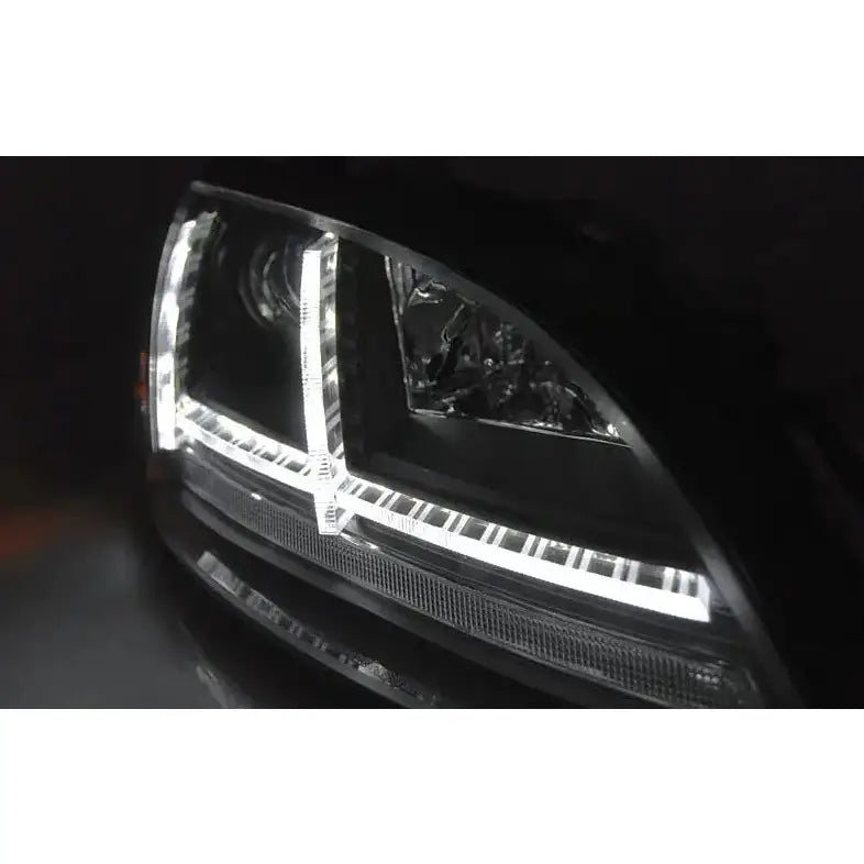 Frontlykter Audi Tt 06-10 8j Black Led Seq Hid Drl - 3