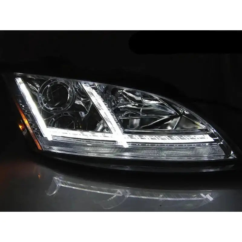 Frontlykter Audi Tt 06-10 8j Chrome Led Seq - 4