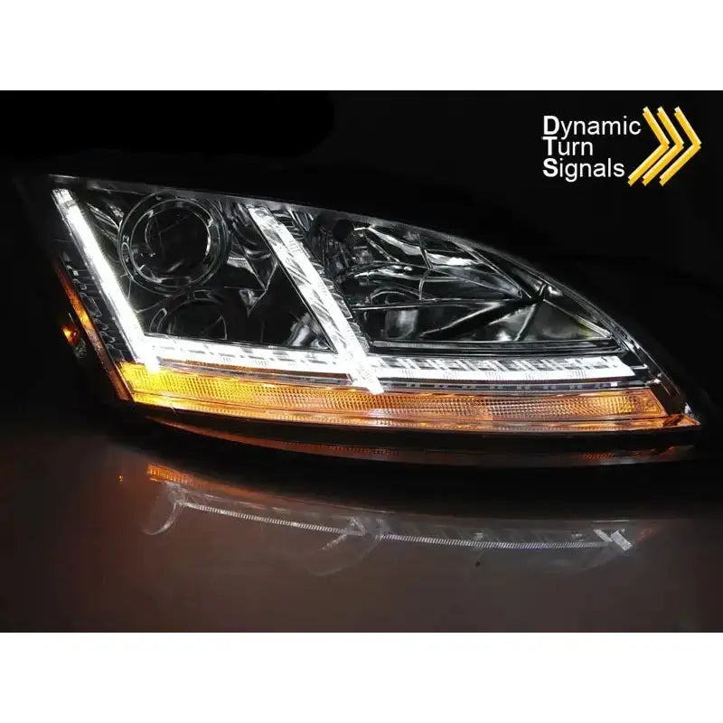 Frontlykter Audi Tt 06-10 8j Chrome Led Seq - 7