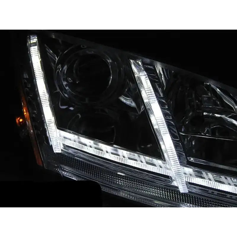 Frontlykter Audi Tt 06-10 8j Chrome Led Seq Hid Drl - 5