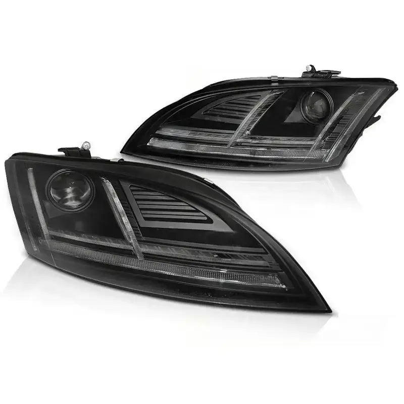 Frontlykter Audi Tt 10-14 8j Black Led Seq Hid Afs Drl - 1