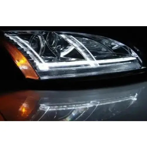 Frontlykter Audi Tt 10-14 8j Chrome Led Seq Hid Afs Drl - 3