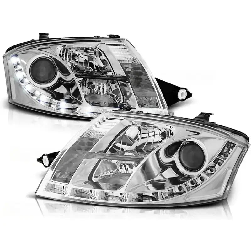 Frontlykter Audi Tt 99-06 Chrome - 1