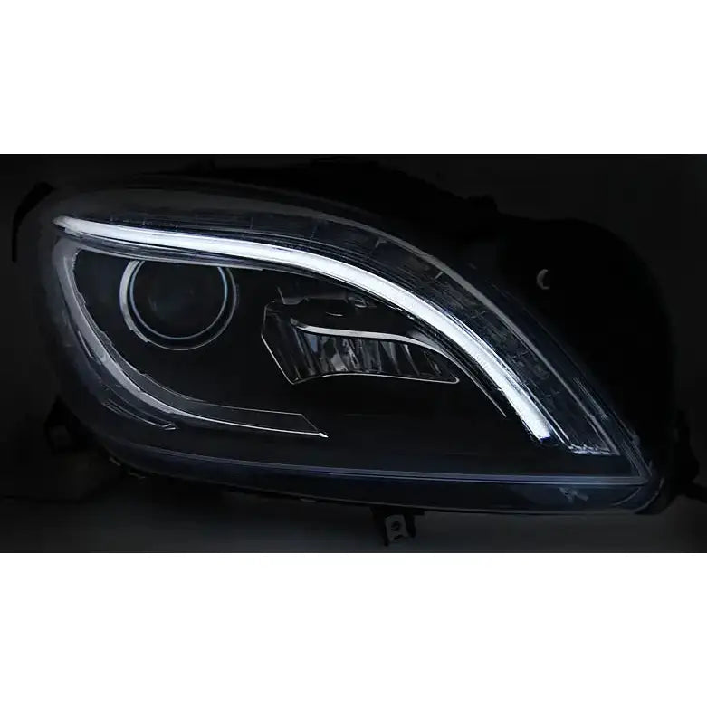 Frontlykter Black Led - Mercedes M-klasse W166 11-15 - 3