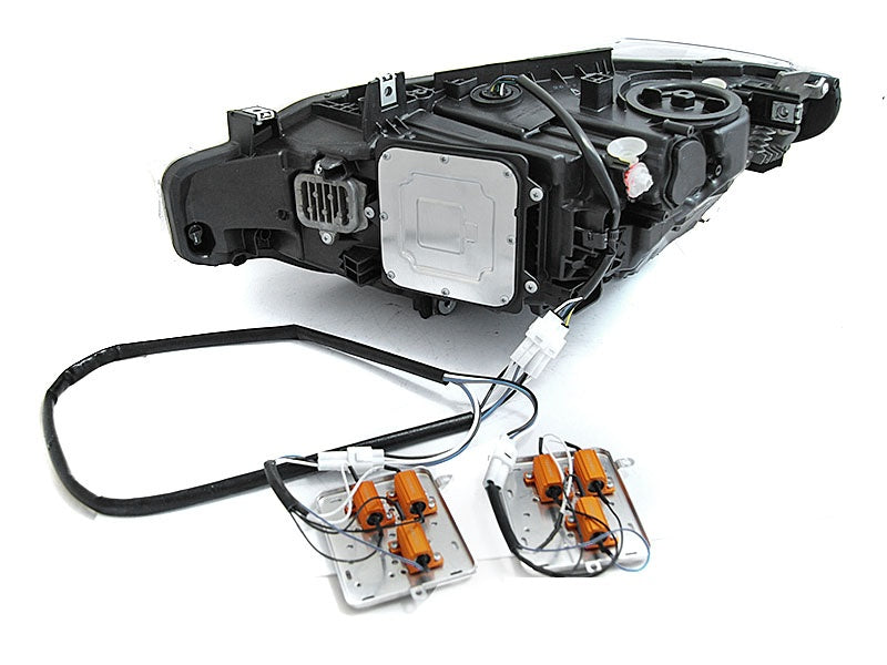 Komplett sett Full LED frontlykter BMW 3-Serie F30 F31 LPBMO5 vist i par